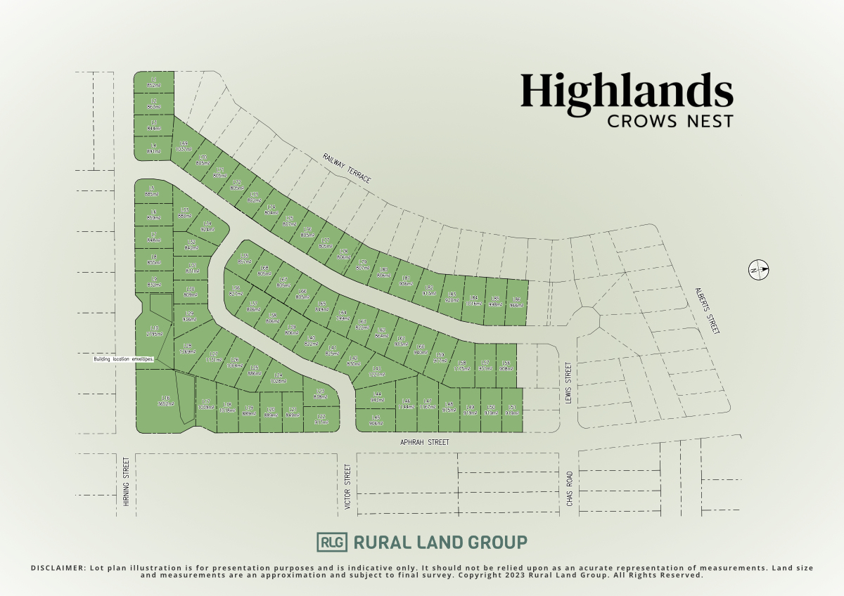 [Land for Sale] Highlands Estate, Crows Nest OpenLot